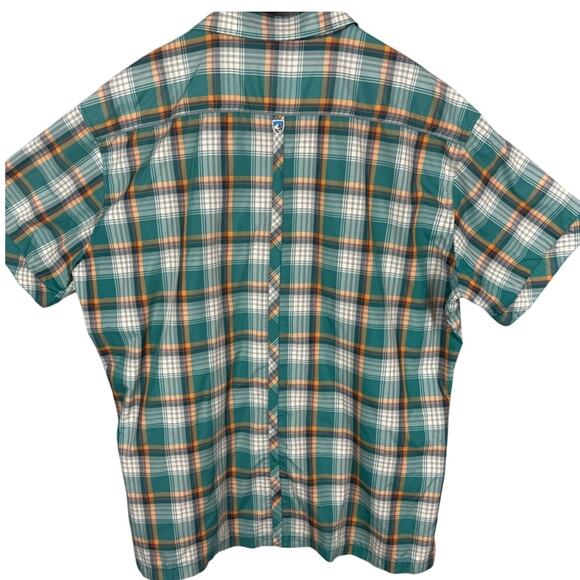 Kuhl Green and Orange Casual Button Down Shirt - Picture 2 of 11